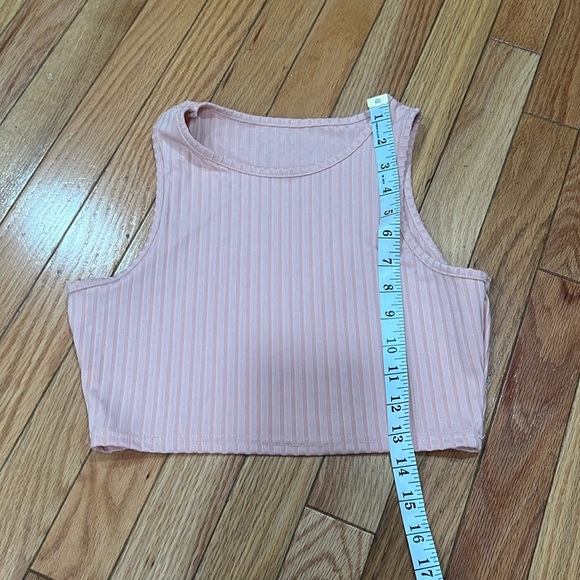 NWOT💖 Dusty Pink Ribbed Lounge Set - Picture 8 of 16